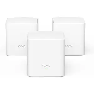 Nova Mesh WiFi System MW5G - Covers up to 3500 sq.ft - AC1200 Whole  WiFi Mesh System - Gigabit Mesh Router for 80 Devices - Dual-Band Mesh Network to Replace Router and Extender - 3-Pack