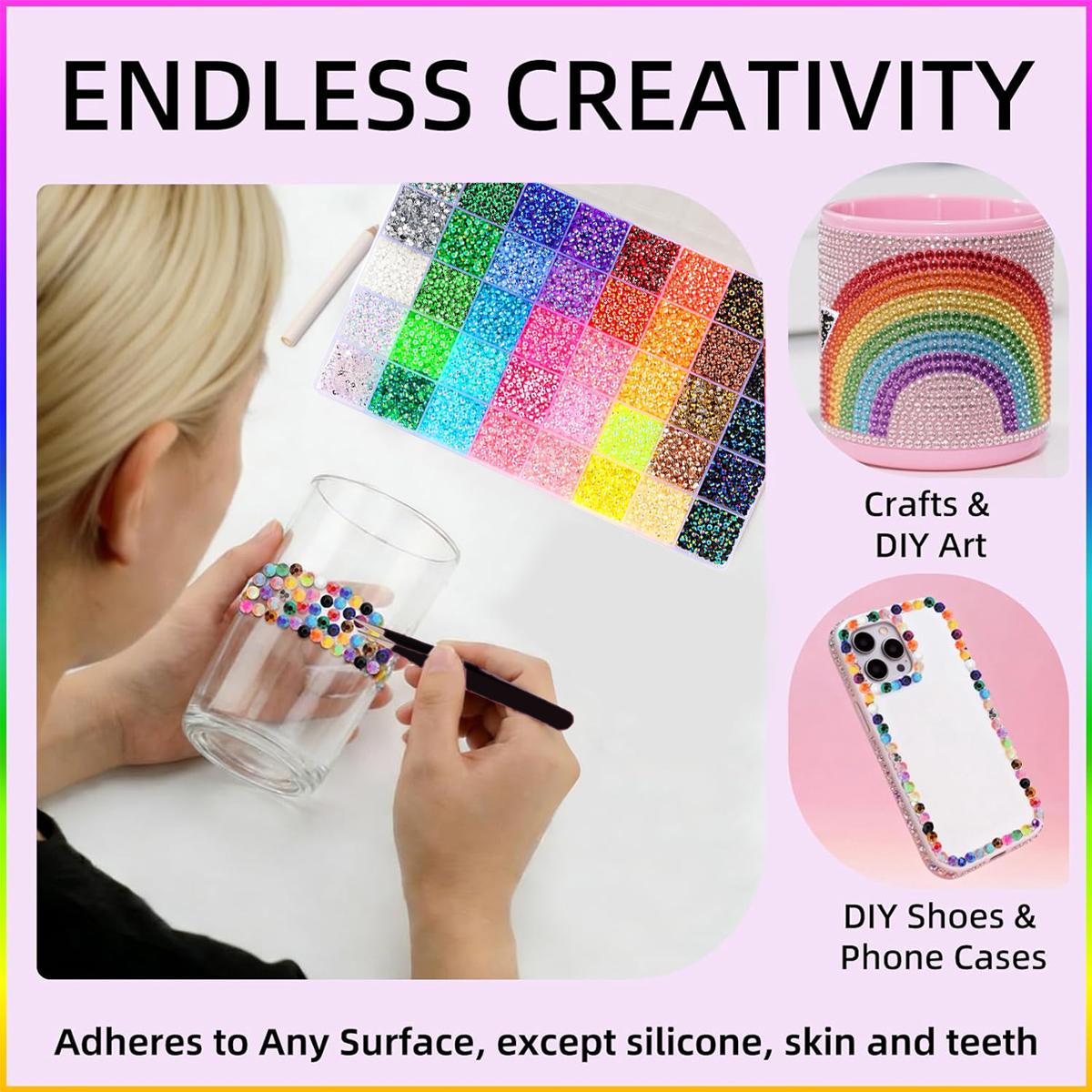 Resin jelly rhinestones for sparkling decoration; multi-colored 3mm flat-bottomed gemstones suitable for diamond painting; sparkling decoration sets suitable for nail art, crafts, books, makeup, etc. Resin jelly rhinestones for sparkling decoration; multi-colored 3mm flat-bottomed gemstones suitable for diamond painting; sparkling decoration sets suitable for nail art, crafts, books, makeup, etc.