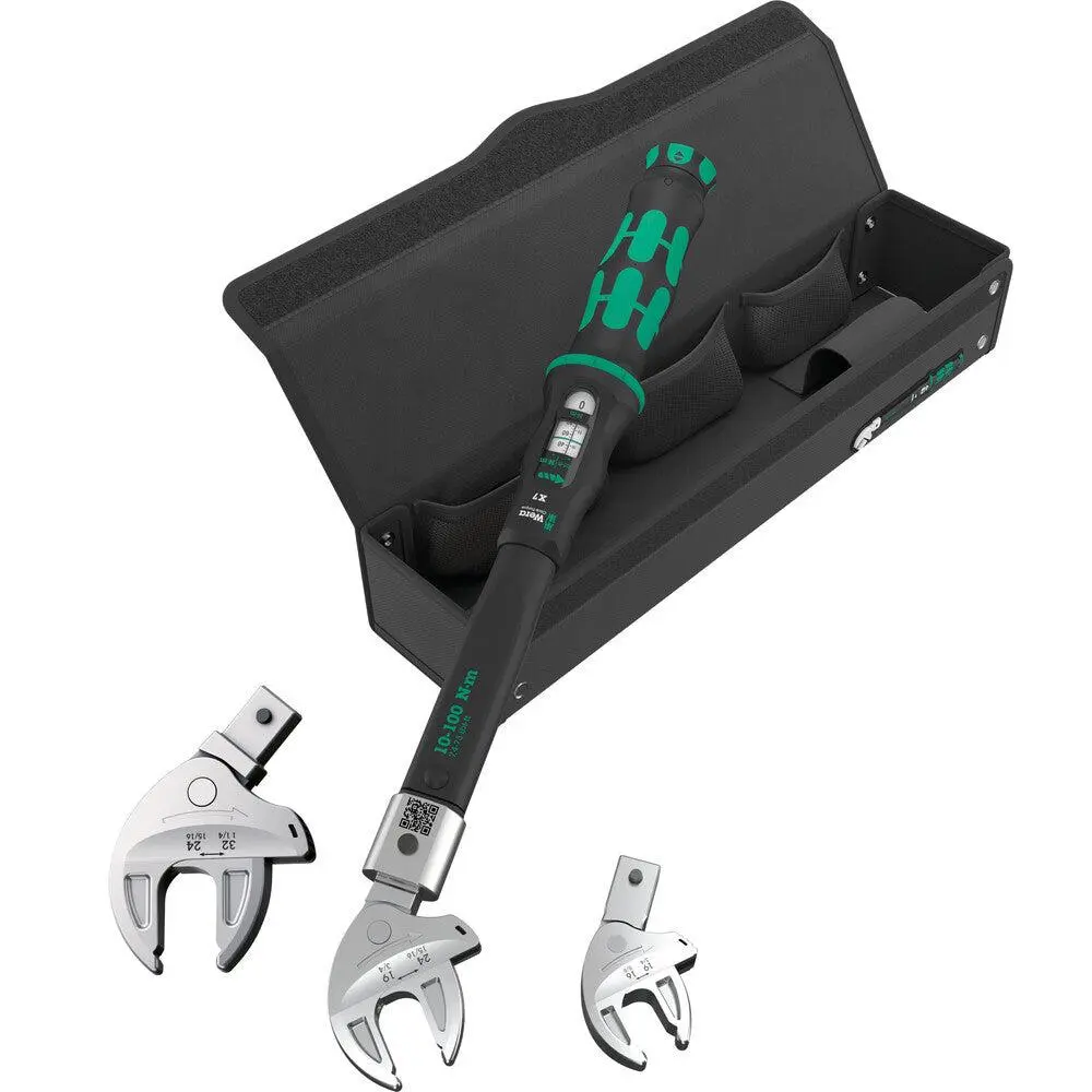 WERA 05136076001 9530 Torque wrench set for heat pumps/air conditioning, 4 pieces