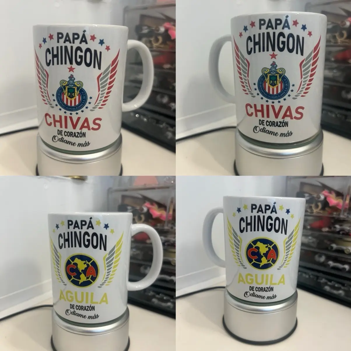 Tazas 11oz equipos/mexicanos