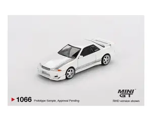 Mini GT Nissan Skyline GT-R (R32) VeilSide Combat C-I, White, 1:64 Scale, Diecast Model Car