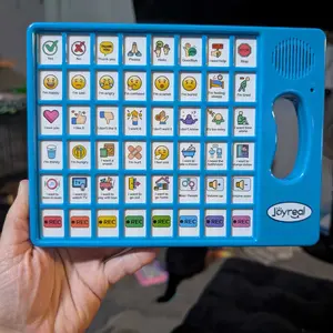 Joyreal AAC Communication Device for Autism with Programmable Buttons & Adjustable Volume - Sensory Speech Therapy & Stroke Rehab Tool for Kids & Adults, #SummerVibes