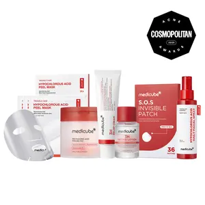 [NEW] [medicube] Ghost My Stressed Skin Set for Acne Prone, Troubled, Breakout-Prone Skin, | Exfoliating, Calming, Soothing, Comforting, Barrier Support, Tone & Texture Care | Korean Skincare, K-Beauty