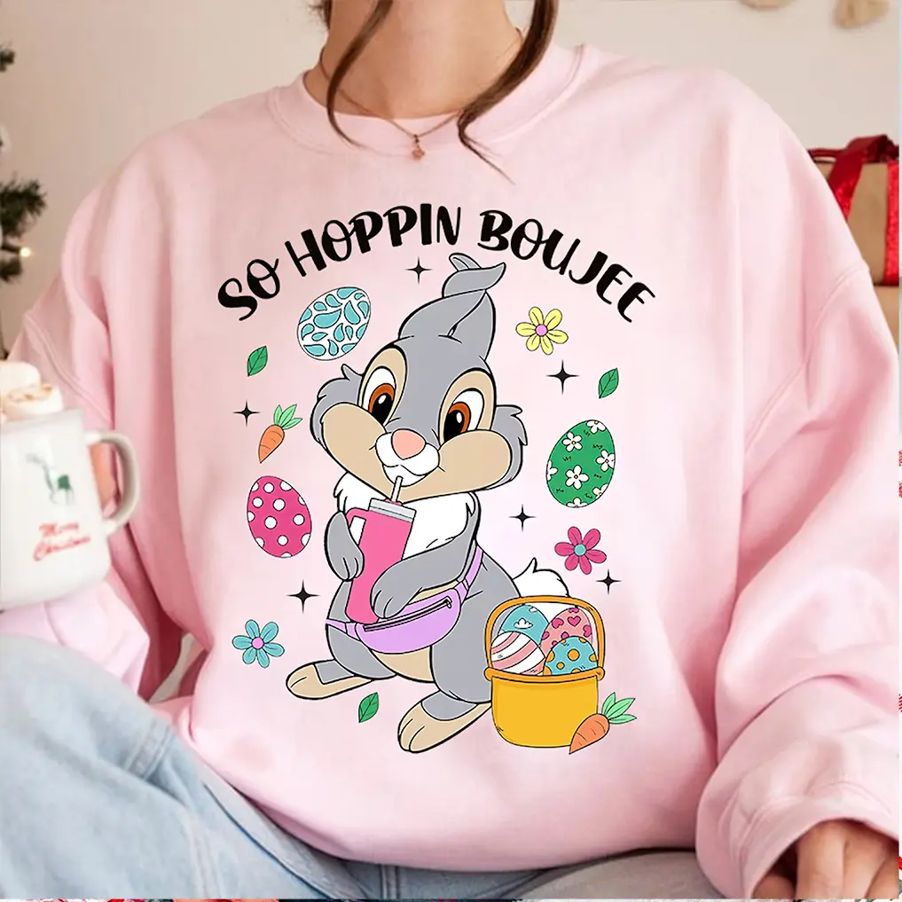 So Hoppin Boujee Sweatshirt - Sweatshirt for Easter Day