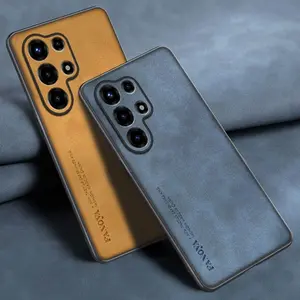 Fin EUCAGR For Itel S26 Ultra Luxury PU Leather Phone Case For Infinix Itel S26 Ultra Back Cover Silicone Shockproof Full Protection