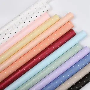 Mini Polka Dot Design Wrapping Paper, Waterproof 23"x23", Pack of 20 sheets, Various Colors