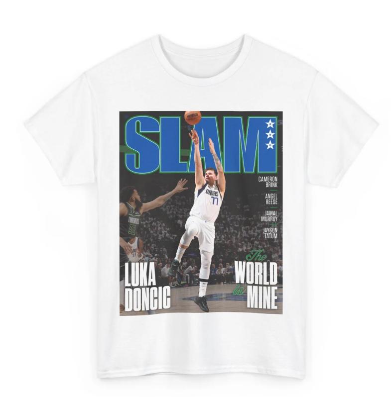 Luk.a Doncic Dallas Mavericks Slam Cover Tee Shirt