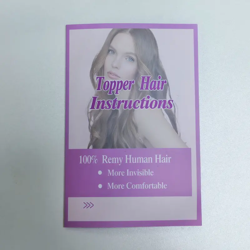 Human Hair Wig & Wig Topper Care Guide for Beginners - Illustrated Instructions with Frizz Control, Styling Tips, Storage Methods, Cleaning, Tangles Fixing, Moisturizing, Daily Brushing, Ponytail Maintenance