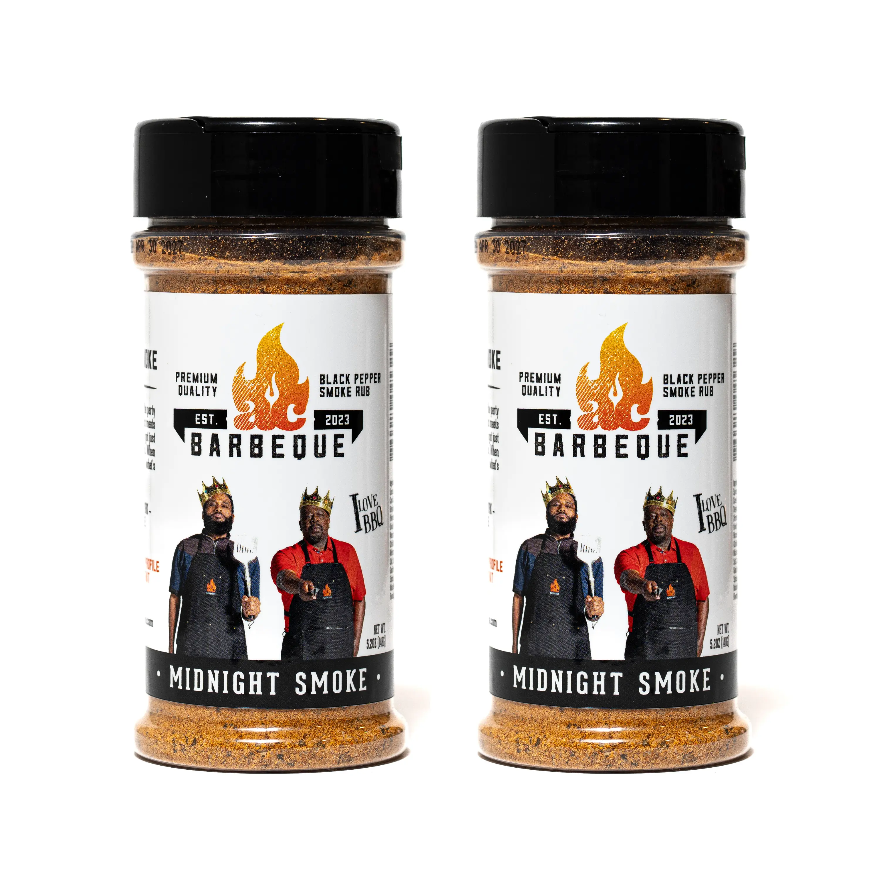 Midnight Smoke BBQ Rub 2 Pack