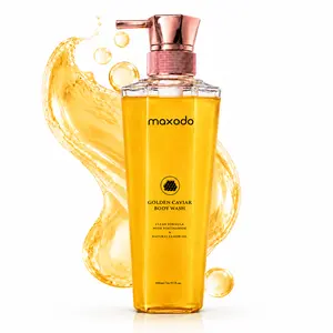maxodo Golden Caviar Body Wash – Hydrating Shower Gel with Caviar Extract, Niacinamide & Botanical Oils, Gentle Daily Cleanser for Soft, Smooth-Looking Skin, 500ml
