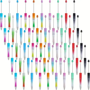 50 ballpoint pens Jewelry Decoration, plastic ballpoint pens, black ink ballpoint pens, DIY pens, cute cool pens, diaries, graduation gifts, office supplies