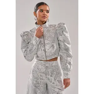 JUST LIKE THAT BROCADE BOMBER