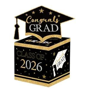 Gold Graduation Surprise Money Box, Graduation Gift, Party Atmosphere Decor, Graduation Theme Party Gift for Friends and Family