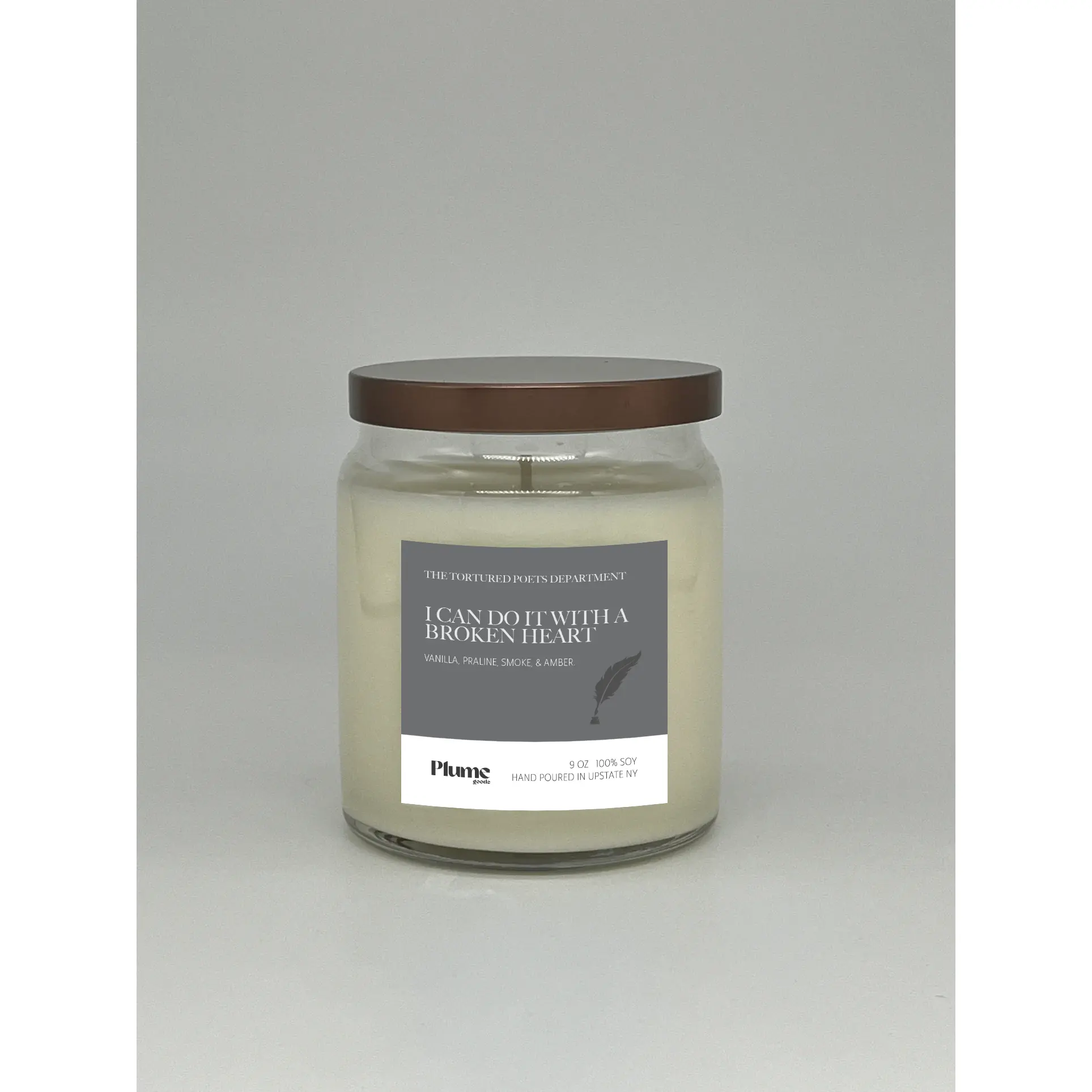 Taylor TTDP - I Can Do It With a Broken Heart Scented Soy Candle