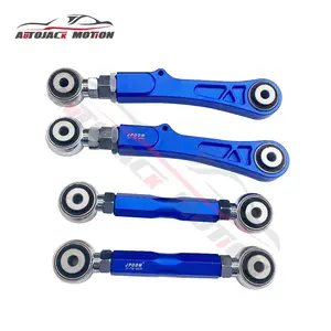 4 PCs Adjustable Aluminum Rear Camber Arms +Toe Angle Arms for Tesla Model S X