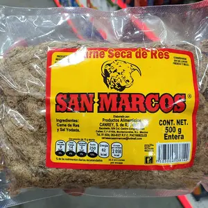CARNE SECA SAN MARCOS 100% DE RES Crushed 500G Beef Dried Dry Snack