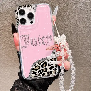 Transparent Leopard Print Air Cushion Case Cover for iPhone 17 Pro Max/17 Air/17 Pro/17/16/16 Pro/15 Pro Max/13 Pro Max/14 Pro Max, Shockproof