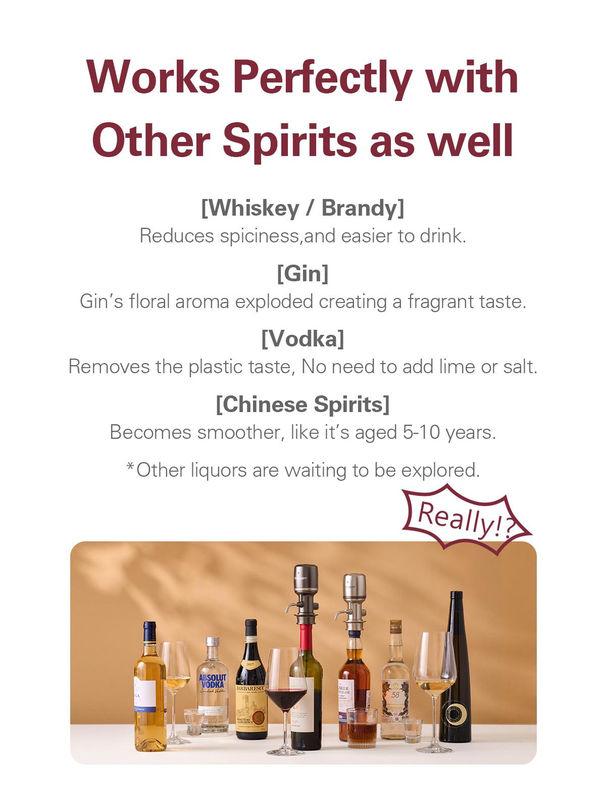 Vinxper Expert Adjustable Wine Aerator/Decanter for Instant Decanting on Demand - Suitable for All Kinds of Wines - Kitchen, Utensils