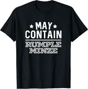 May Contain Rumple Minze Funny Alcohol Bar Crawl T-Shirt - Dakotamc Shop 94B09GXBRJBL