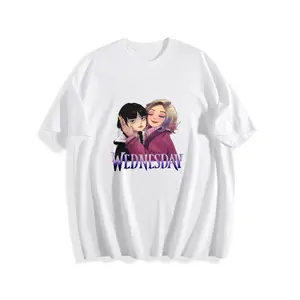 Wednesday Unisex Pure Cotton Short Sleeve T-Shirt | Summer Casual Essential for Daily, Commute & Dates | Perfect Gift for Family, Friends & Fans