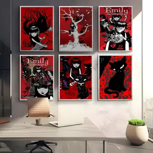 Comic Book E-Emily the S-Strange Poster HD Waterproof Art Poster for Home, Bar & Café Decor | Fade-Resistant, Non-Sticky, Vibrant DIY Wall Print Perfect Decorative Poster for Office & Living Room
