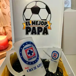 Soccer Fan Drinkware Gift Box, Perfect Father's Day Gift