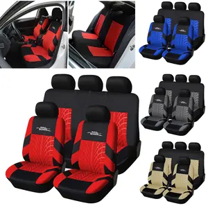 Car Seat Covers for 5 Seats Universal, fabric breathable car Protectors,  Airbag compatible,Suitable for most cars, trucks, vans, SUVs, airbag compatible, car display, car interior upgrade, essential car accessories