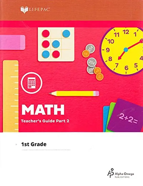 USED Book - Math 100: Lifepac Teacher's Guide, Grade 1, Part  2 by Carol Bauler (Unknown) - english