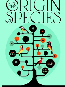 Charles Darwin's "On The Origin of Species" English Edition Evolutionary Science Textbook - 445 Pages, 5.1x7.87 in, Essential Reading for Biology Enthusiasts