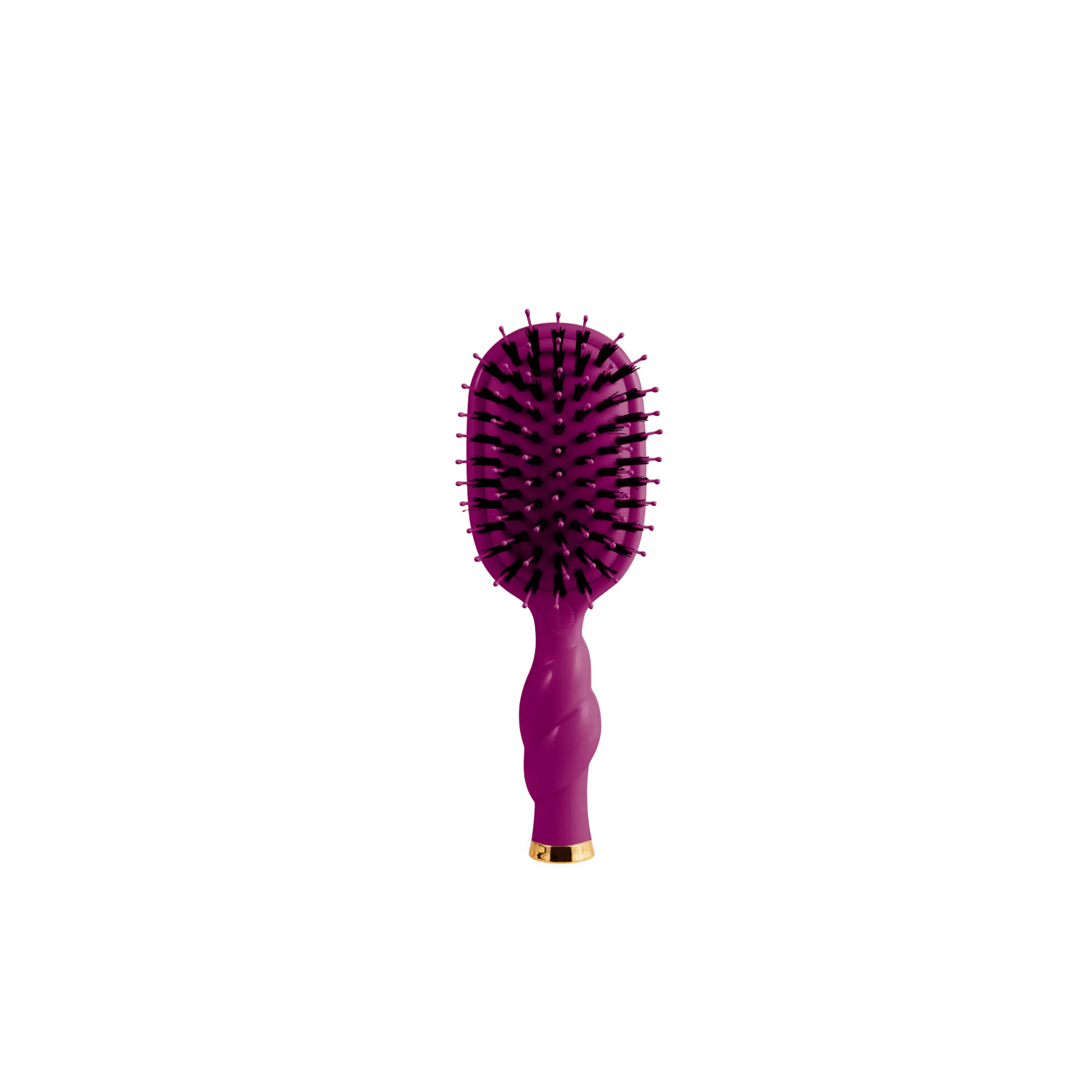 Mini Boar Bristle Hair Brush - Mulberry