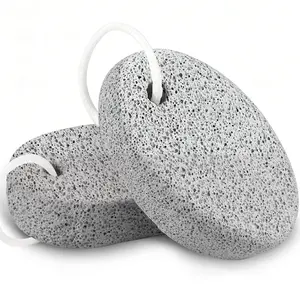2-Pack Natural Volcanic Pumice Stone Foot Scrubber, Foot Pumice Stone For Feet, Exfoliating Foot, Dead Skin Remover, Callus Care Tool, Portable Pedicure Kit, Ideal Gift, Foot Files And Callus Removers For Dead Skin