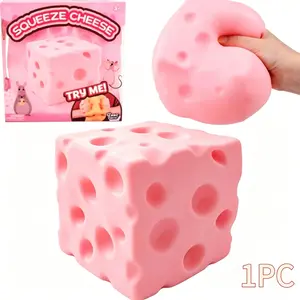 Plush Soft Cheese Block，Asmr Stress Ball，Relaxing Game,Teen & Adult Anxiety Relief, Birthday Gift, Home Decor Indoor leisure equipment,Recreational equipment