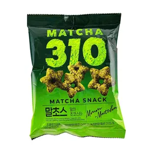 MATCHA 310 Korean Matcha Chocolate Star Crisps 60g - Popular Korean Convenience Store Snack