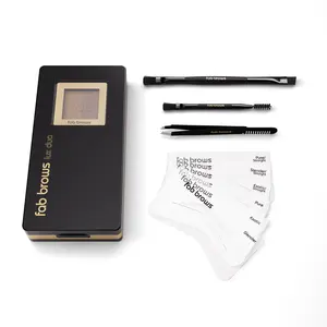 Fab Brows Lux Duo Stencil Eyebrow Kit - Makeup Brow Powder