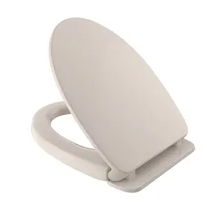 Toto SS124No.12 SoftClose Non Slamming, Slow Close Elongated Toilet Seat & Lid, Sedona Beige