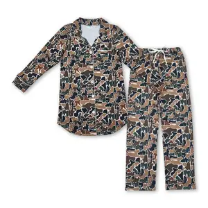 Adult women camo pajamas outfit Sleep Wear Girl PJs Hunting Clothes