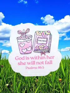 Psalms 46:5 Holographic Sticker