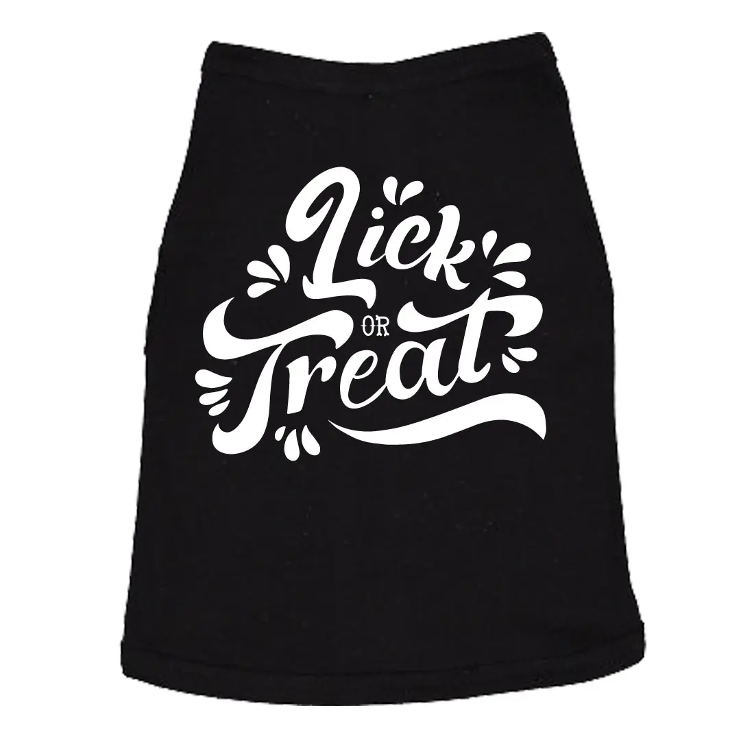 Dog Shirt Lick Or Treat Funny Halloween Trick Or Treat Tee for Family Pet Halloween Shirt For Dogs Funny Dog Puppy TShirt Black