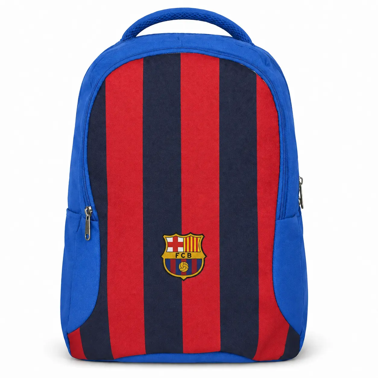 Official FC Barcelona Light Sport Backpack – Blue and Red Team Design, Padded Adjustable Shoulder Straps, Multiple Storage Pockets for School, Practice and Everyday Use