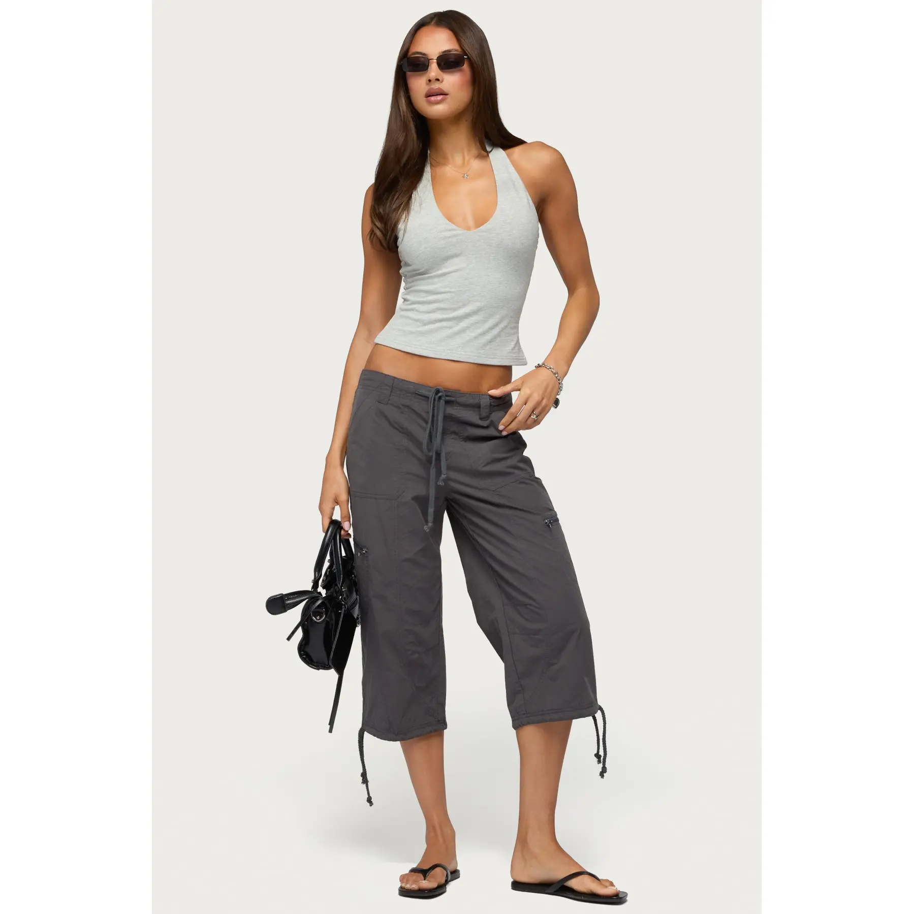 Lilith Cargo Capri Pants