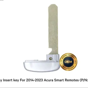 Acura OEM Emergency KEYS for Door 2014-2023 Smart Remotes Part Number 35118-TY2-A00 Original Equipment Manufactured Fits ILX MDX RDX RLX TLX Keyway HO01