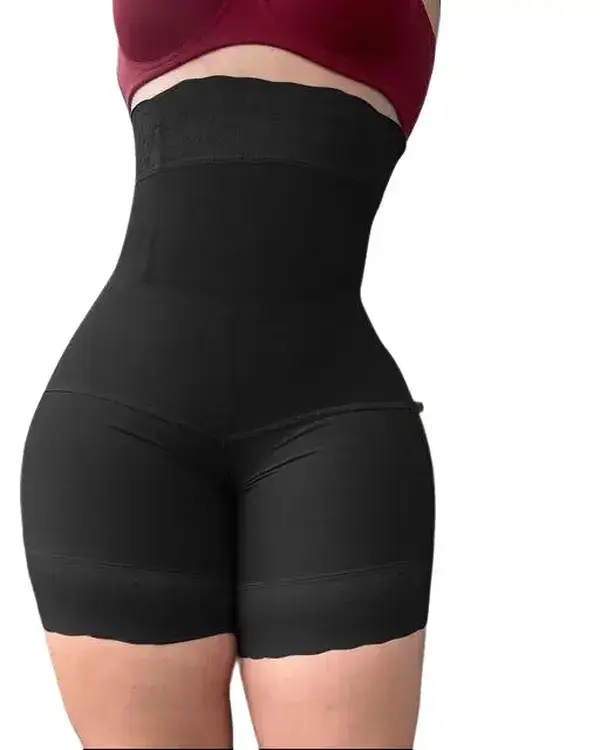 LALUBEL Women's High-Stretch Spandex Curvy Butt Lifting Shapewear Shorts - Comfy Elastic Tummy Control Seamless Control Shapewear Bodysuit, Invisible Waist Trainer for Everyday Under-Clothes Fits, High-Stretch Shapewear Bodysuit