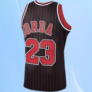 Men's Classic-Design Sleeveless stitched Basketball Jerseys Black shirt 1997-98