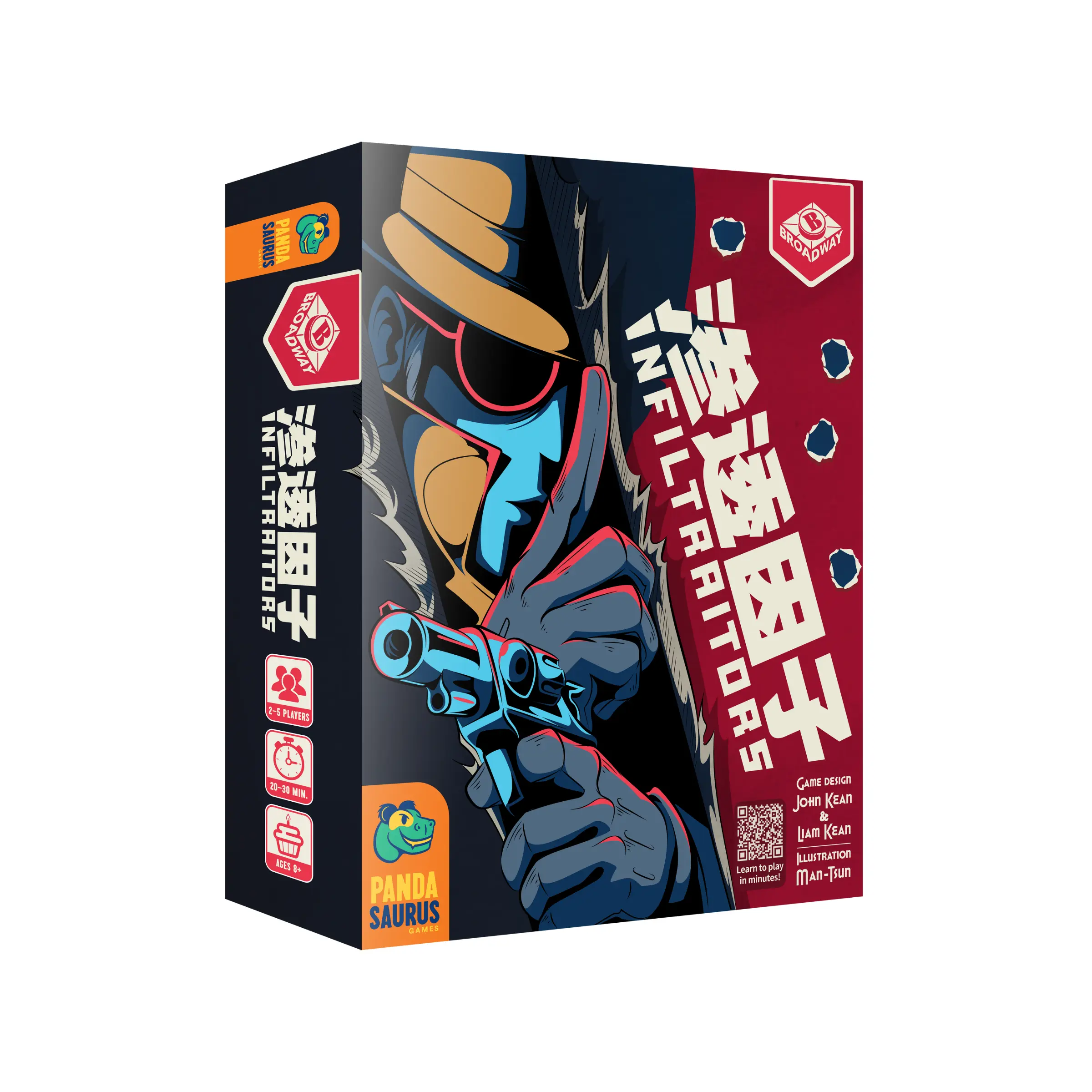 Pandasaurus Games - Infiltraitors Cooperative Deduction Board Game