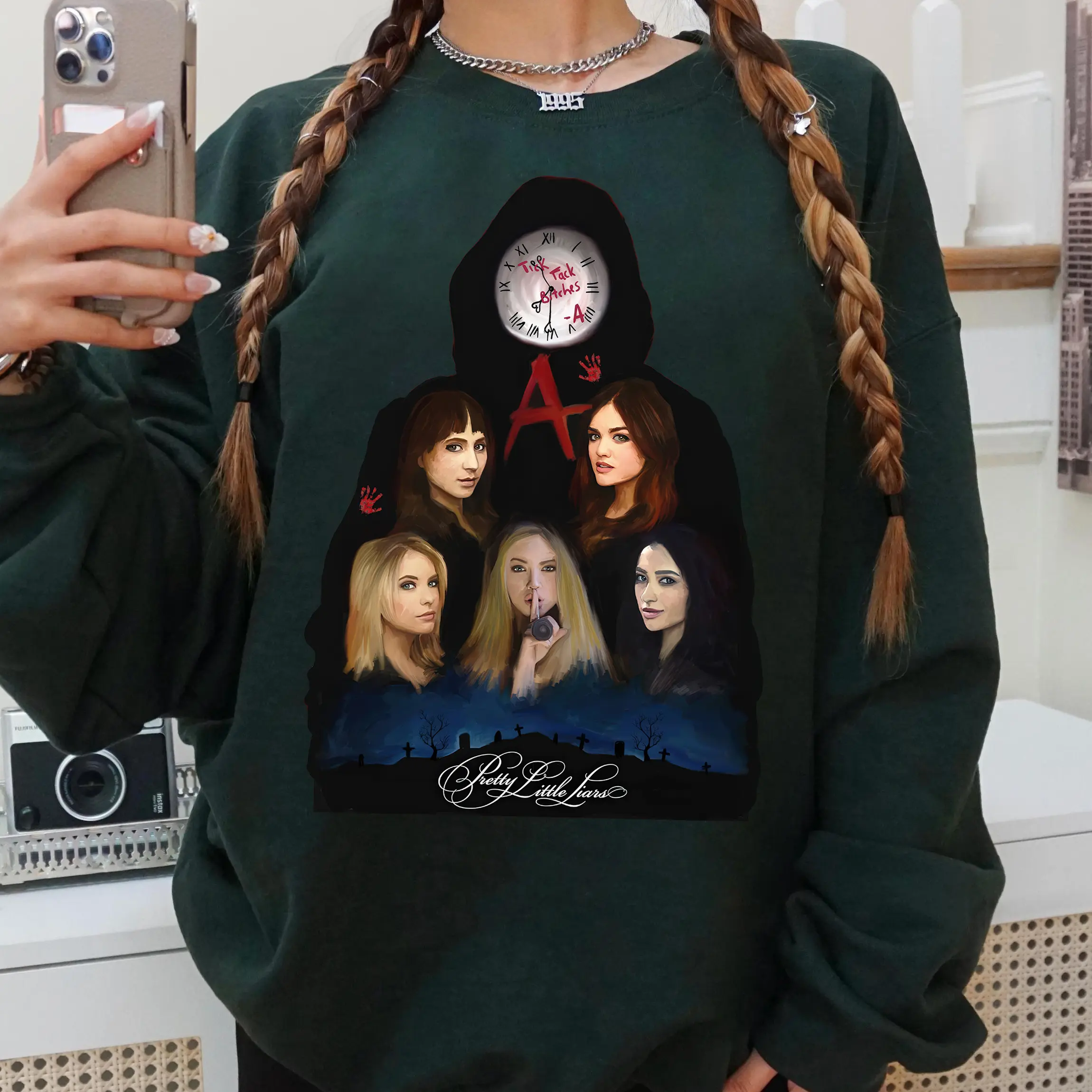 PLL Pretty LittIe Liars Shh Unisex Tshirt Sweatshirt Hoodie