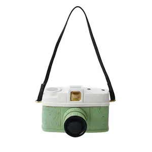 Green Camera Ornament | 2.25 Inch Resin with Strap Detail