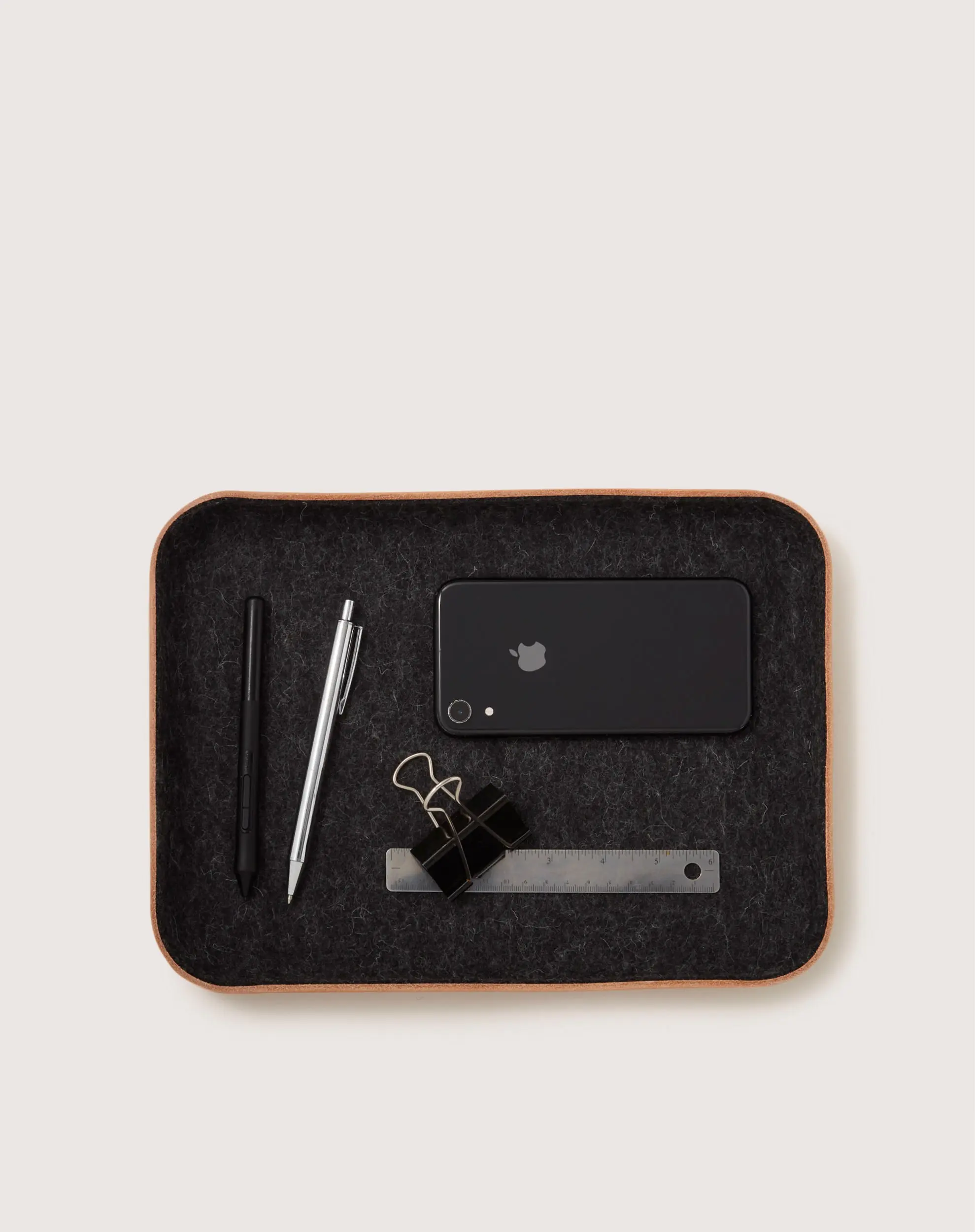 Kawabon Leather/Merino Wool Large Tray