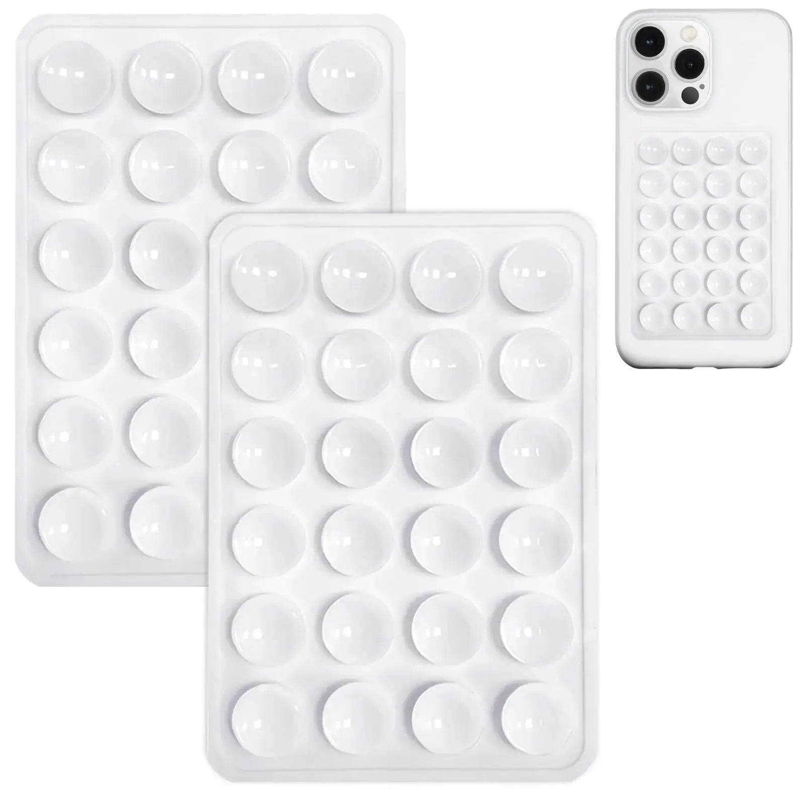 Silicone Suction Cup Phone Case Stand, compatible with iPhone and Android phones, suitable for glass, metal, and plastic surfaces. Hands-free strong suction mount ideal for video recording, selfies, and beach accessories. Phone accessory.