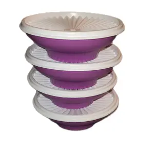 Set 4 Purple servalier Bowls
