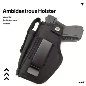 Ambidextrous Gun Holster Set for Men & Women IWB/OWB 9mm Holsters with Magazine Pouch Fits G-19/17/23/26/27/42/43x & Similar 9mm Handguns Universal Concealed Carry snap closure